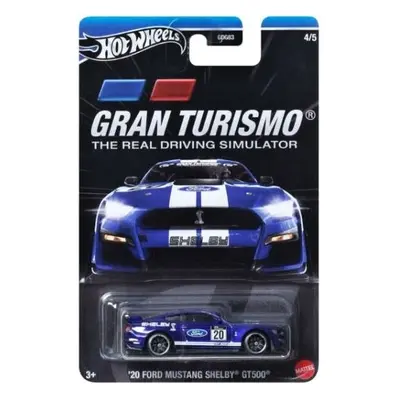 Mattel hw gran turismo 20 ford mustang shelby gt500 4/5