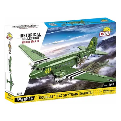 Cobi 5743 americké dopravní letadlo douglas c-47 skytrain dakota