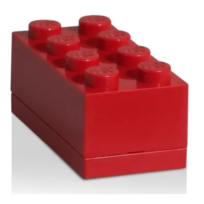 Lego® mini box 45x91x42 červený