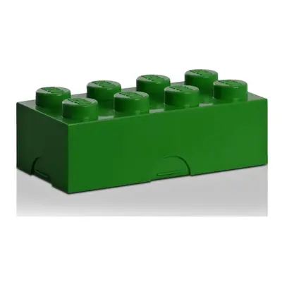 Lego® svačinový box tmavě zelený