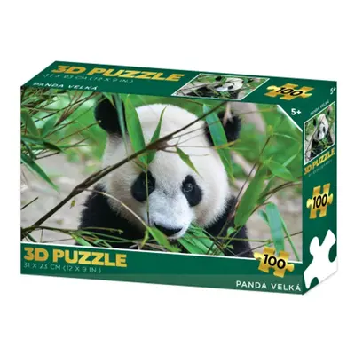 3d puzzle panda velká 100 dílků