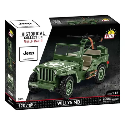 Cobi 2805 willys mb s dělem m2, 1:12