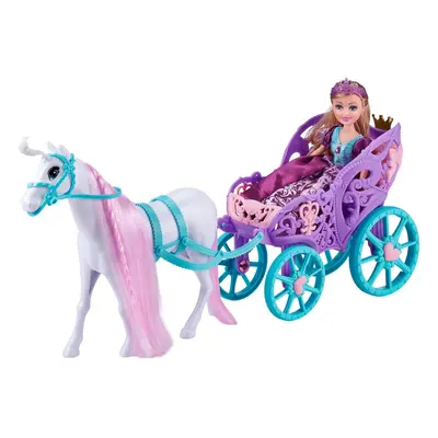 Zuru sparkle girlz princezna s koněm a kočárem