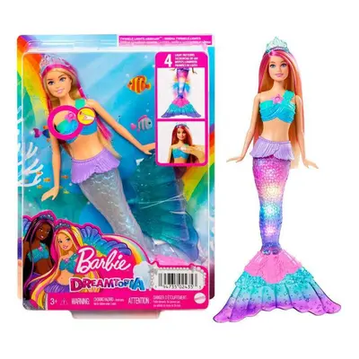 Mattel barbie blikající mořská panna blondýnka