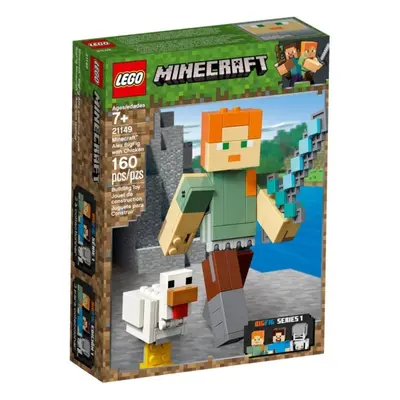 Lego® minecraft 21149 velká figurka: alex s kuřetem