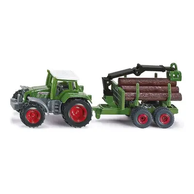 Siku 1645 traktor s přívěsem na kulatinu 1:87