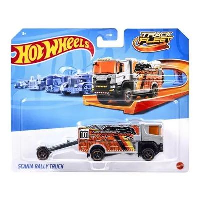 Mattel hot wheels dráhový tahač scania rally truck, hxp25