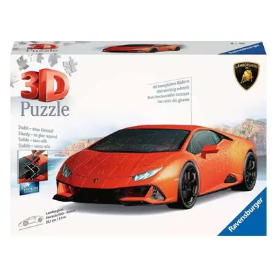 Ravensburger 11571 puzzle 3d lamborghini huracan evo oranžové 156 dílků