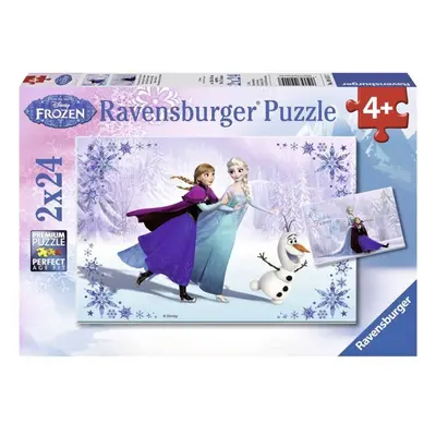 Ravensburger 09115 puzzle ledové království 2 x 24 dílků