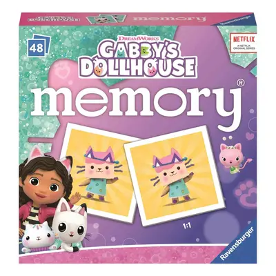 Ravensburger 20956 mini pexeso gabby's dollhouse