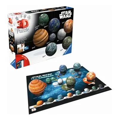 Ravensburger 11577 puzzle 3d planety star wars galaxie