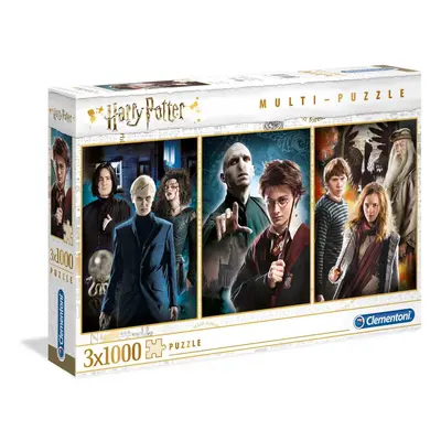 Clementoni 61884 puzzle harry potter 3 x1000 dílků