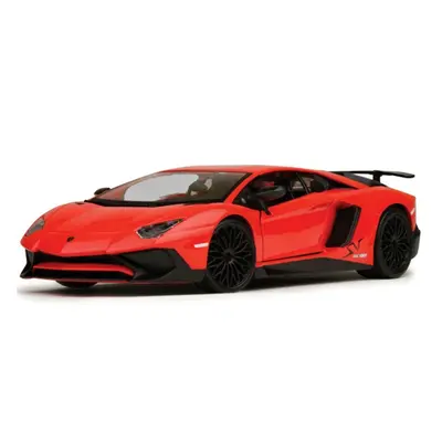 Burago lamborghini aventador sv coupe red 1:24