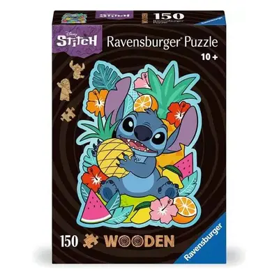 Ravensburger 00758 dřevěné puzzle disney: stitch 150 dílků