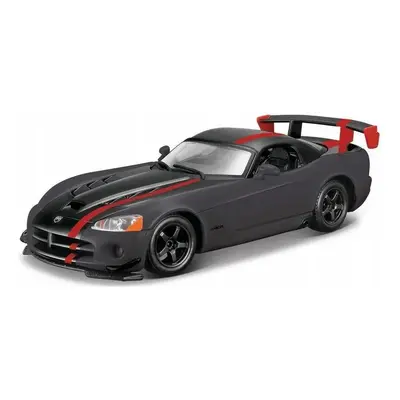 Bburago 1:24 dodge viper srt10 acr grey/black