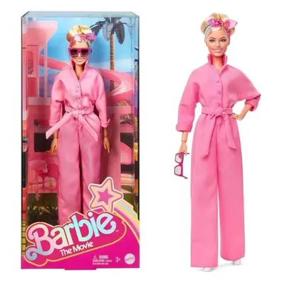 Mattel barbie v růžovém filmovém overalu, hrf29