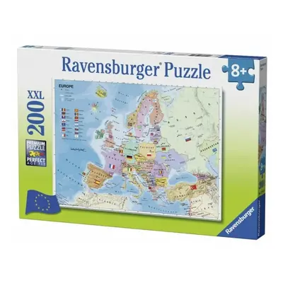 Ravensburger 12841 mapa evropy 200 dílků