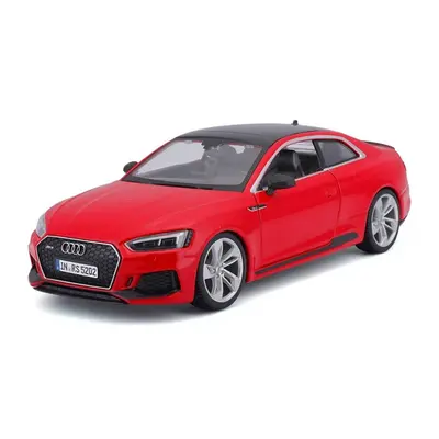 Burago audi rs 5 coupé 1:24 červené