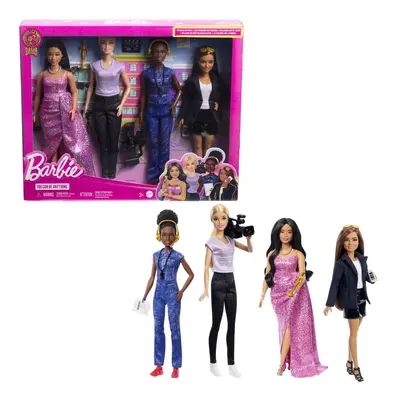 Mattel barbie sada 4ks panenek filmové povolání, hrg54