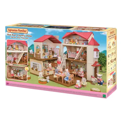 Sylvanian families 5708 patrový dům s červenou střechou a se světly, nový