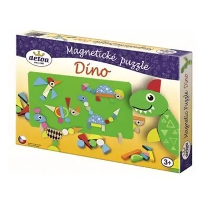 Detoa magnetické puzzle dino