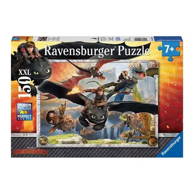 Ravensburger 10015 puzzle jak vycvičit draka - dračí letka xxl 150d.