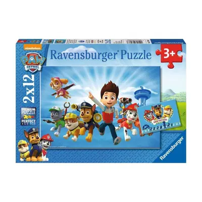 Ravensburger 07586 puzzle tlapková patrola 2x12 dílků