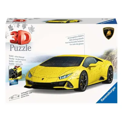 Ravensburger 11562 puzzle 3d lamborghini huracan evo žluté 156 dílků