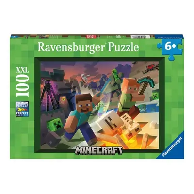 Ravensburger 13333 puzzle minecraft: monstra z minecraftu 100 dílků