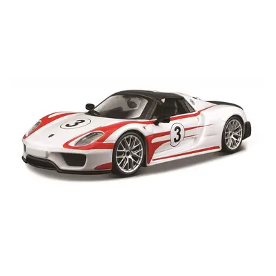 Burago porsche 918 weissach bílé 1:24