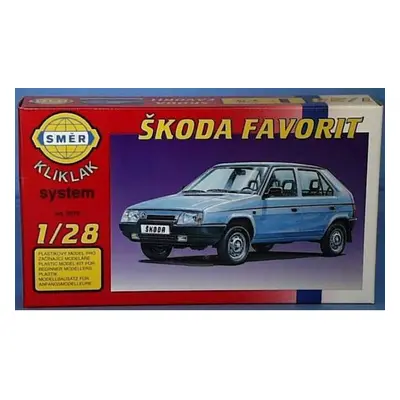 Škoda favorit 1:28, stavebnice