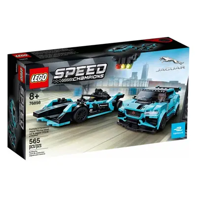 Lego® speed champions 76898 formula e panasonic jaguar racing gen2 & jaguar i-pace etrophy