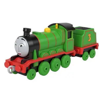 Tomáš a přátelé tahací kovová mašinka s vagónem henry, mattel hmc43