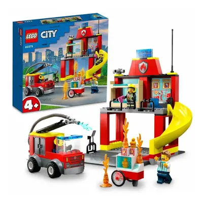 Lego® city 60375 hasičská stanice a auto hasičů