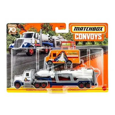 Mattel matchbox™ přeprava lonestar cab & rocket trailer semi-remorque porte-fusée