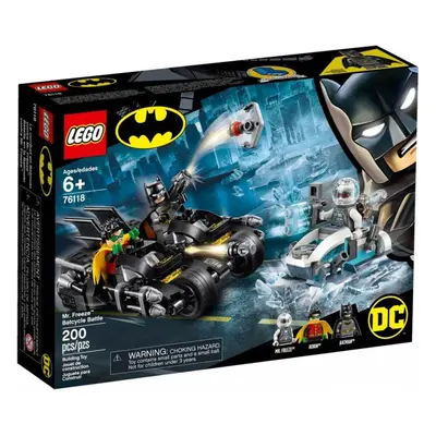 Lego® super heroes 76118 mr. freeze™ vs. batman na batmotorce™