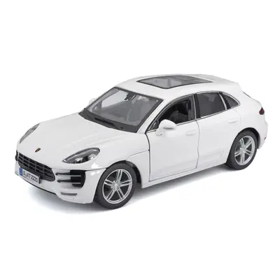 Bburago plus porsche macan white 1:24