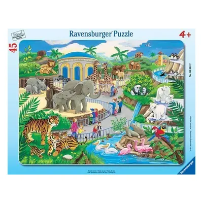 Ravensburger 06661 puzzle návštěva v zoo 45 dílků