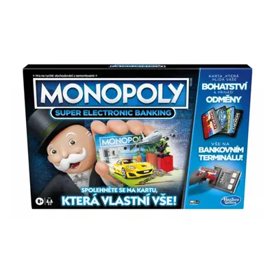 Monopoly super elektronické bankovnictví, hasbro e8978