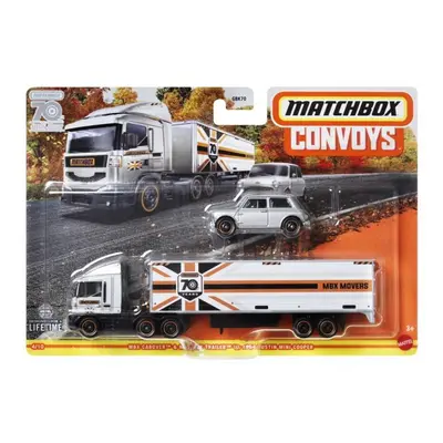 Mattel matchbox™ přeprava mbx cabover & mbx box trailer