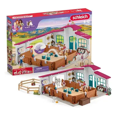 Schleich 42639 jezdecká aréna pro koně s jezdci a koňmi