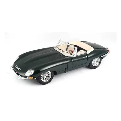 Bburago jaguar e-type cabriolet zelené 1:18