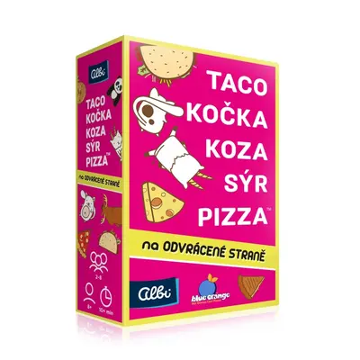 Albi taco, kočka, koza, sýr, pizza na odvrácené straně - karetní hra