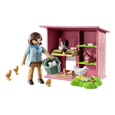 Playmobil 71308 kohout a slepice s kuřátky