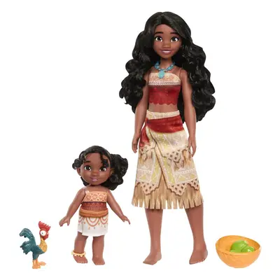 Mattel garland fashion doll vaiana family 2pack, jbt66