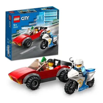 Lego® city 60392 honička auta s policejní motorkou