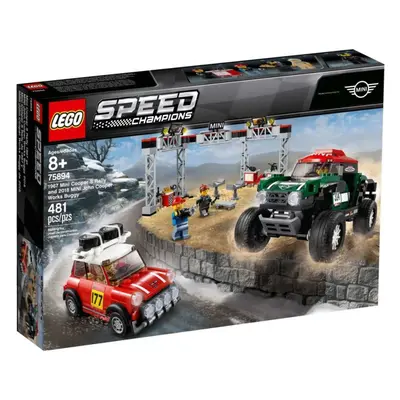 Lego® speed champions 75894 967 mini cooper s rally a 2018 mini john cooper works buggy