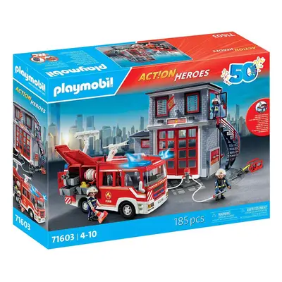 Playmobil 71603 velký hasičský set s vodní pumpou