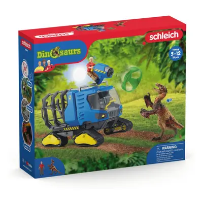 Schleich 42604 pásové vozidlo na odchyt dinosaurů