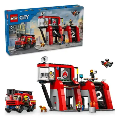 Lego® city 60414 hasičská stanice s hasičským vozem